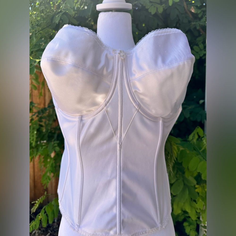 White 42D corset